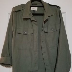 Army green jacket
